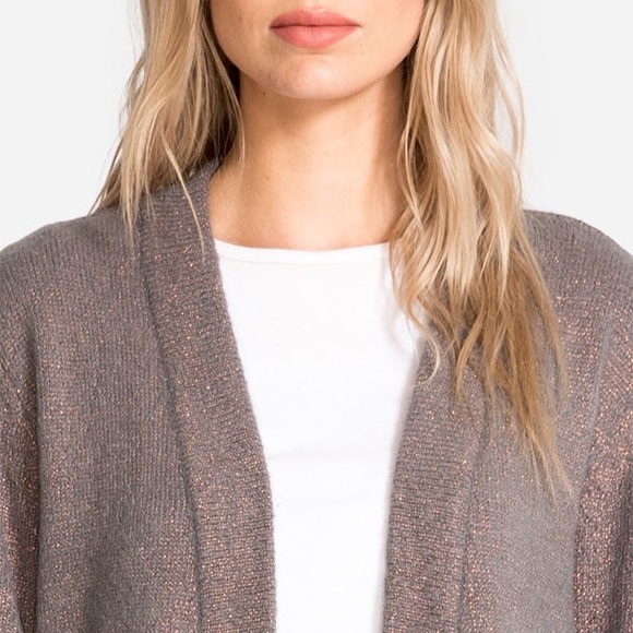 🐨🆕 Johnny Was ஐ Clair Metallic Cardigan ஐ Smoky - Picture 5 of 8